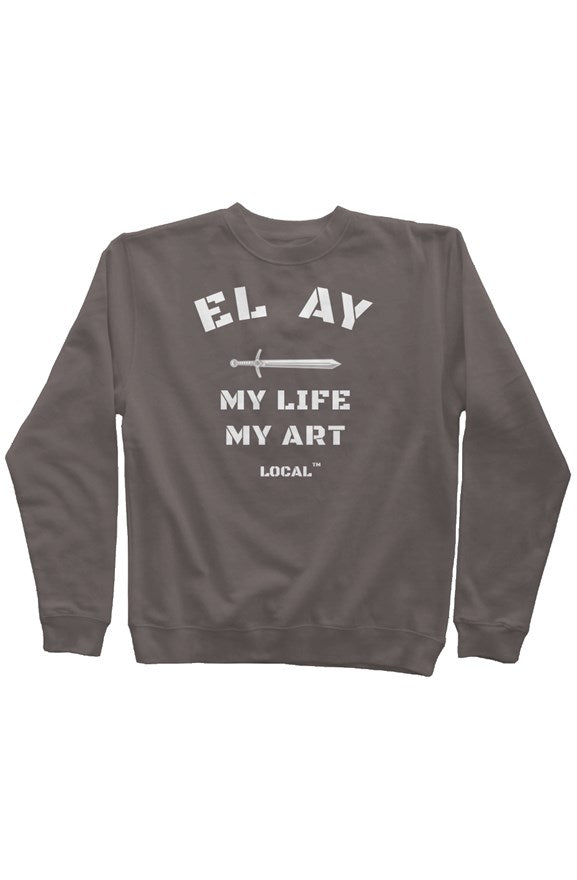 MY LIFE MY ART Crew Neck - Black