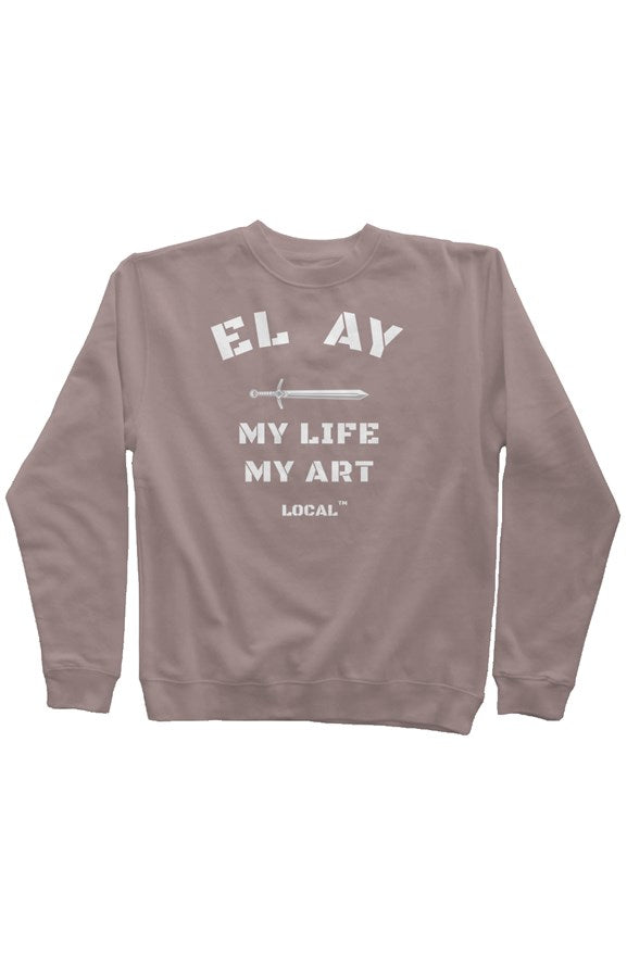 MY LIFE MY ART Crew Neck - Clay